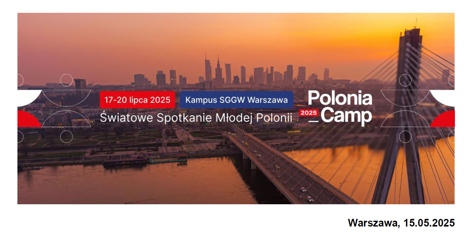 Polonia Camp 2025 – pierwsze Światowe Spotkanie Młodej Polonii już tego lata w Warszawie!